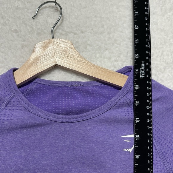 Gymshark Women's Graphic Logo Cropped Long Sleeve Size L Lots Of 3 - Picture 15 of 15